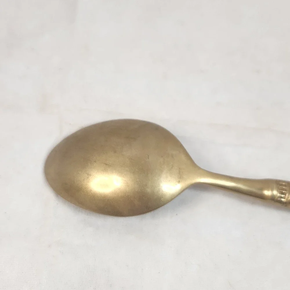 Pottery Barn antique bronze rosewood flatware Soup Spoon thailand